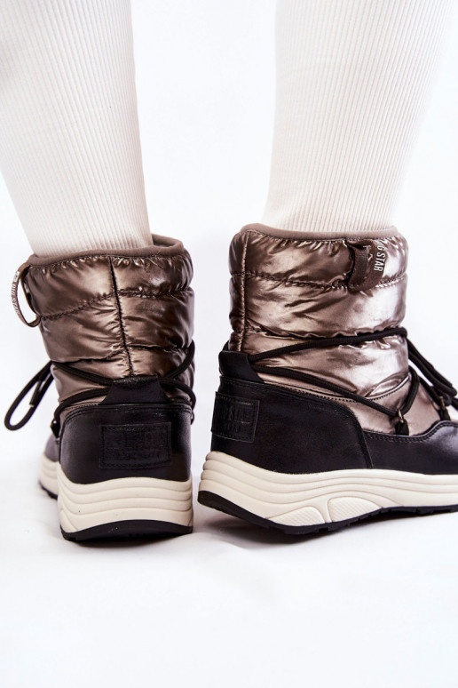 Pealiste omad nööpidega lumesaapad Memory Foam Big Star KK274275 halli-msuud Pealiste omad nööpidega lumesaapad Memory Foam Big Star KK274275 halli-msuud