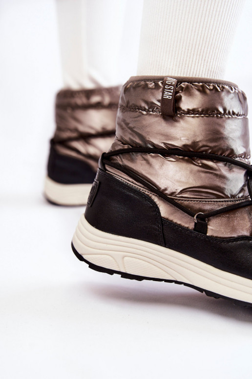 Pealiste omad nööpidega lumesaapad Memory Foam Big Star KK274275 halli-msuud Pealiste omad nööpidega lumesaapad Memory Foam Big Star KK274275 halli-msuud