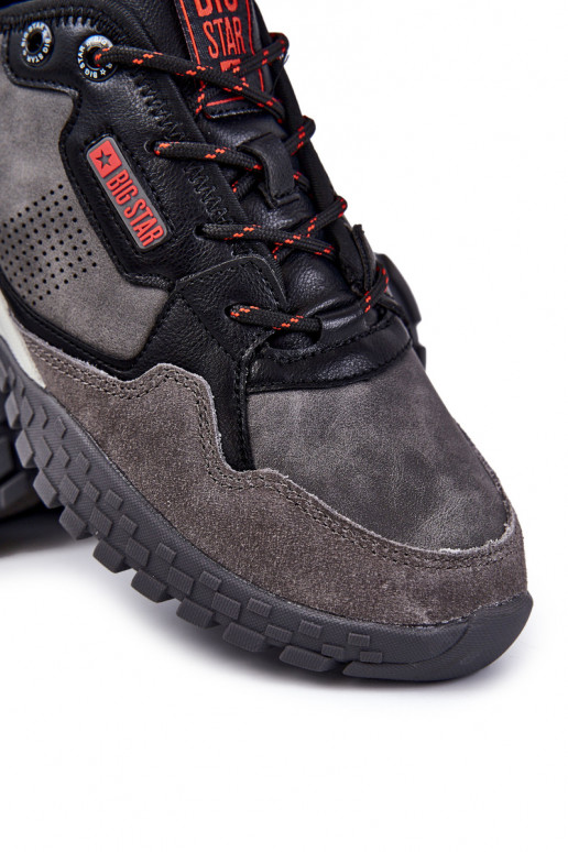 meeste omad Klassikalise mudeli spordijalatsid Memory Foam Big Star KK174271 Halli värvi meeste omad Klassikalise mudeli spordijalatsid Memory Foam Big Star KK174271 Halli värvi