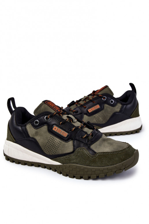 meeste omad Klassikalise mudeli spordijalatsid Memory Foam Big Star KK174272 Rohelist värvi meeste omad Klassikalise mudeli spordijalatsid Memory Foam Big Star KK174272 Rohelist värvi