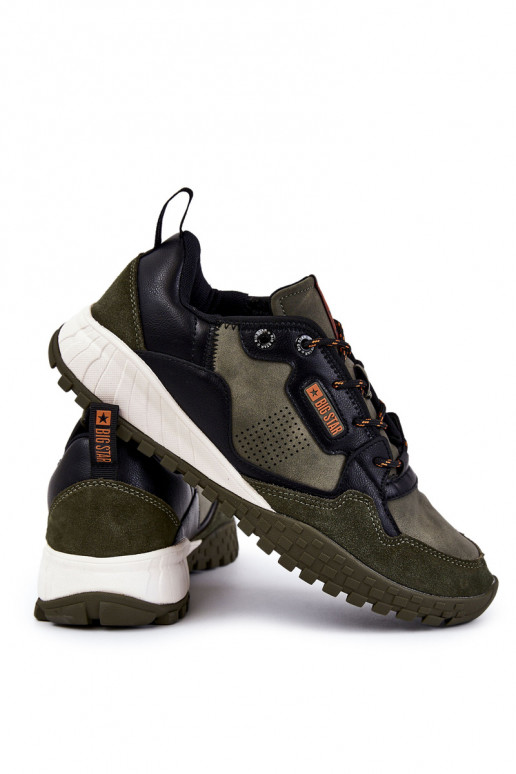 meeste omad Klassikalise mudeli spordijalatsid Memory Foam Big Star KK174272 Rohelist värvi meeste omad Klassikalise mudeli spordijalatsid Memory Foam Big Star KK174272 Rohelist värvi