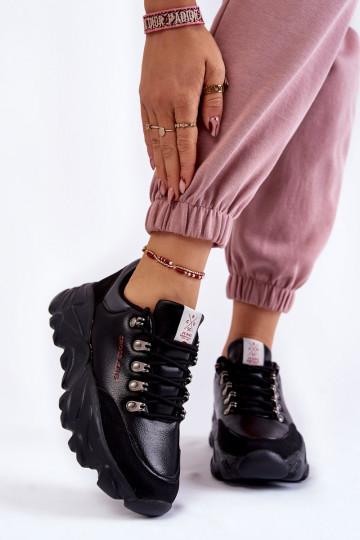 Pealiste omad Sneakers tüüpi jalanõud platvormiga Cross Jeans KK2R4073C msuud