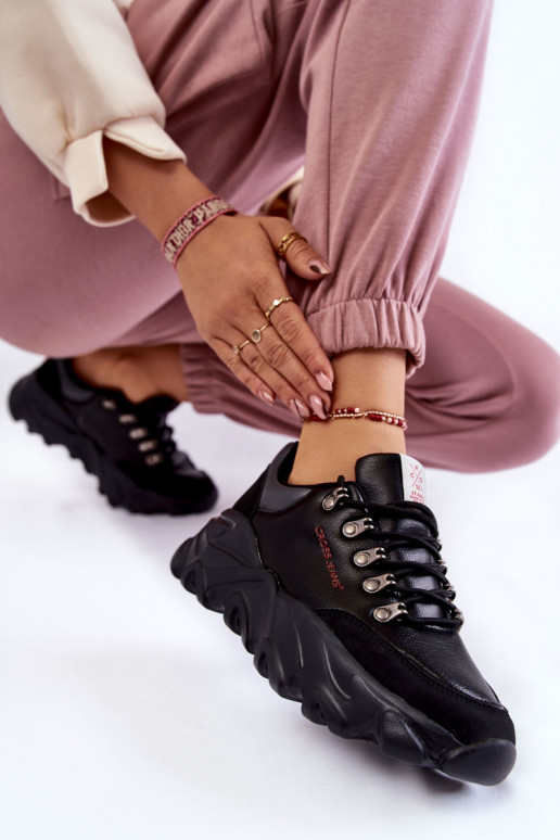 Pealiste omad Sneakers tüüpi jalanõud platvormiga Cross Jeans KK2R4073C msuud Pealiste omad Sneakers tüüpi jalanõud platvormiga Cross Jeans KK2R4073C msuud