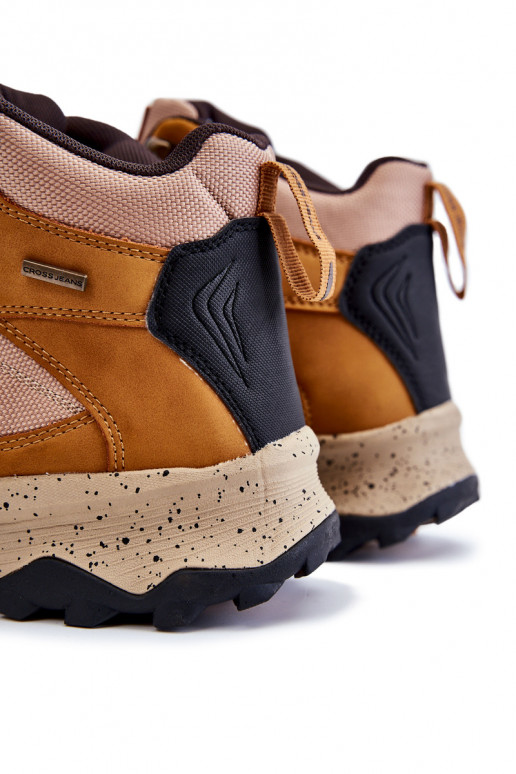 meeste omad matkasaapad voodriga Cross Jeans KK1R4020C pruunid värvi meeste omad matkasaapad voodriga Cross Jeans KK1R4020C pruunid värvi