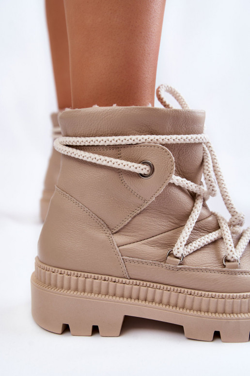 Pealiste omad Moekad Pealiste poolsaapad nööpidega lumesaapad beeži värvi Kallen Pealiste omad Moekad Pealiste poolsaapad nööpidega lumesaapad beeži värvi Kallen