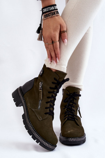 seemisnakhsed voodriga Pealiste poolsaapad Laura Messi 2508 Rohelist värvi