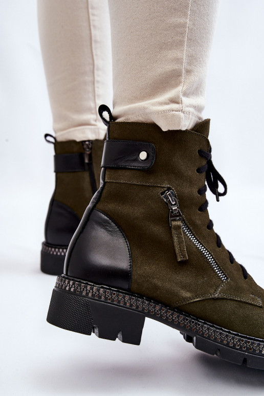 seemisnakhsed voodriga Pealiste poolsaapad Laura Messi 2508 Rohelist värvi