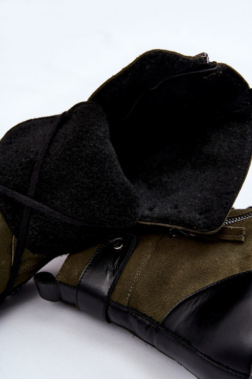 seemisnakhsed voodriga Pealiste poolsaapad Laura Messi 2508 Rohelist värvi