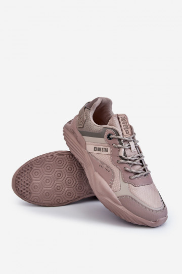 meeste omad Valgus Sneakers tüüpi jalanõud Memory Foam System Big Star LL174151 beeži värvi 2