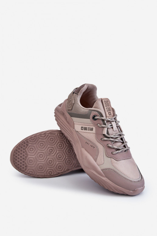 meeste omad Valgus Sneakers tüüpi jalanõud Memory Foam System Big Star LL174151 beeži värvi