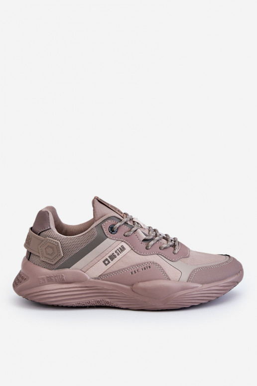 meeste omad Valgus Sneakers tüüpi jalanõud Memory Foam System Big Star LL174151 beeži värvi