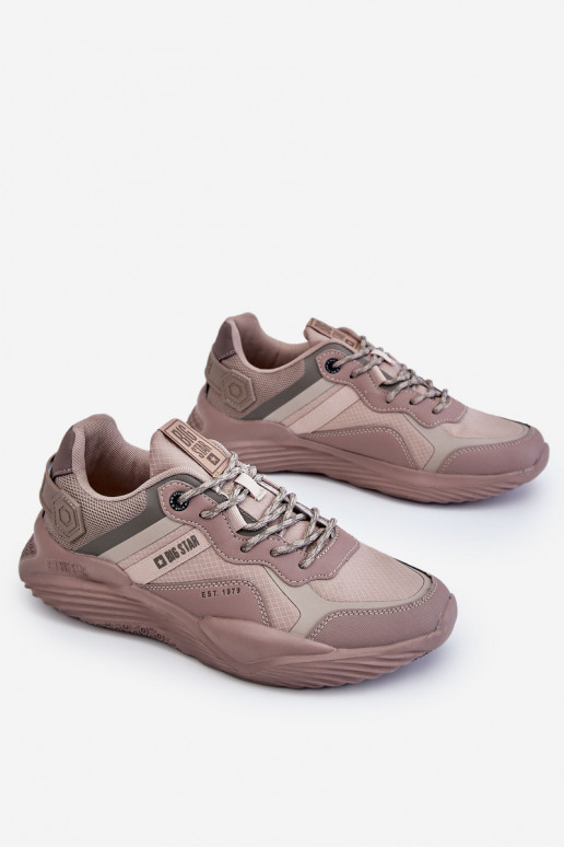 meeste omad Valgus Sneakers tüüpi jalanõud Memory Foam System Big Star LL174151 beeži värvi