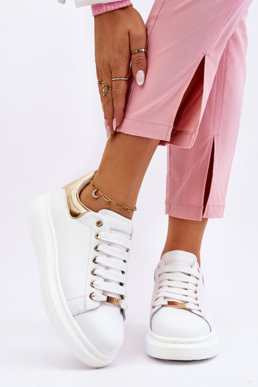 Pealiste omad spordijalatsid GOE LL2N4011 Valget-Kuldset värvi Pealiste omad spordijalatsid GOE LL2N4011 Valget-Kuldset värvi