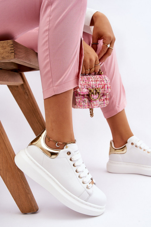 Pealiste omad spordijalatsid GOE LL2N4011 Valget-Kuldset värvi Pealiste omad spordijalatsid GOE LL2N4011 Valget-Kuldset värvi