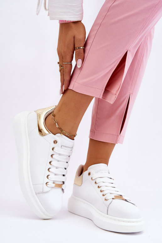 Pealiste omad spordijalatsid GOE LL2N4011 Valget-Kuldset värvi Pealiste omad spordijalatsid GOE LL2N4011 Valget-Kuldset värvi