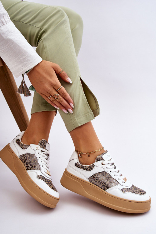 Pealiste omad Mugavad spordijalatsid GOE LL2N4052 Valget-beeži värvi Pealiste omad Mugavad spordijalatsid GOE LL2N4052 Valget-beeži värvi