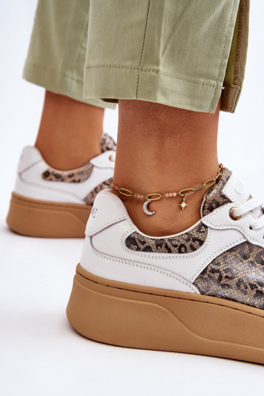 Pealiste omad Mugavad spordijalatsid GOE LL2N4052 Valget-beeži värvi Pealiste omad Mugavad spordijalatsid GOE LL2N4052 Valget-beeži värvi