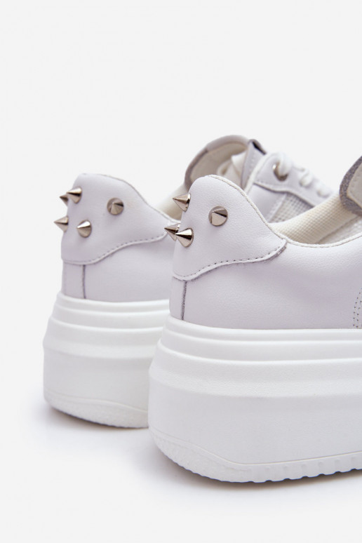 Pealiste omad Klassikalise mudeli spordijalatsid GOE LL2N4060 valget värvi Pealiste omad Klassikalise mudeli spordijalatsid GOE LL2N4060 valget värvi