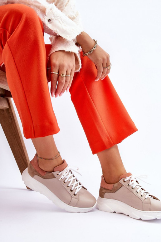 Mugav Pealhk spordijalatsid platvormiga beeži värvi Alisane Mugav Pealhk spordijalatsid platvormiga beeži värvi Alisane