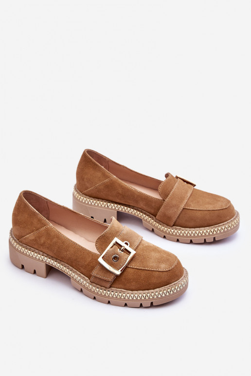 Moekad Seemisnahast mokassiinid beeži värvi Eloisa Moekad Seemisnahast mokassiinid beeži värvi Eloisa