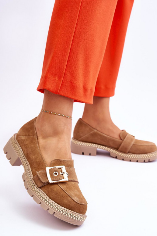 Moekad Seemisnahast mokassiinid beeži värvi Eloisa Moekad Seemisnahast mokassiinid beeži värvi Eloisa