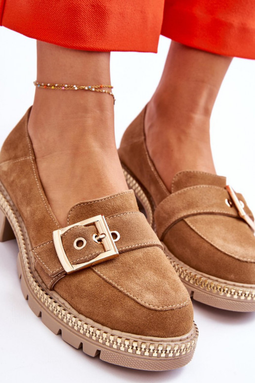 Moekad Seemisnahast mokassiinid beeži värvi Eloisa Moekad Seemisnahast mokassiinid beeži värvi Eloisa