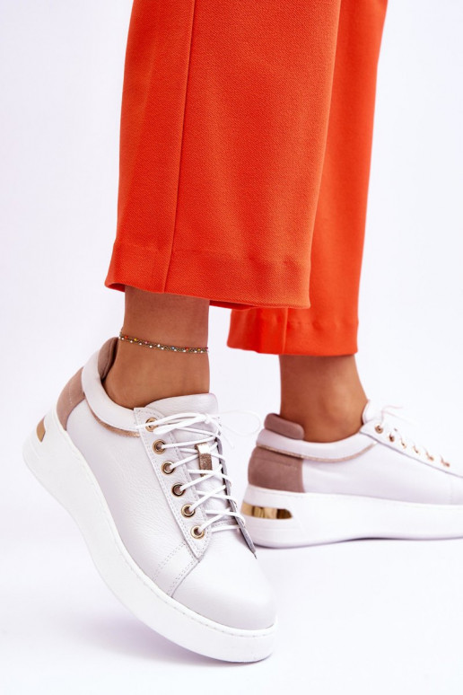 Pealiste omad Pealhk spordijalatsid platvormiga valget värvi Caressa Pealiste omad Pealhk spordijalatsid platvormiga valget värvi Caressa