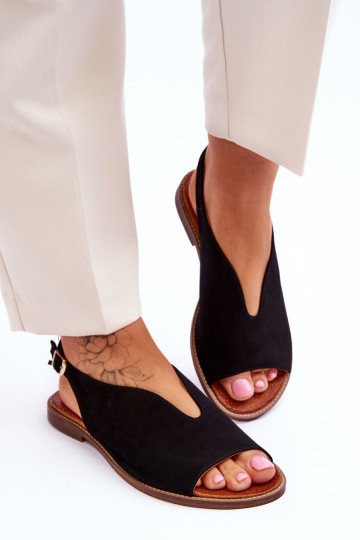 Naistel sametist sandaalid LeĮskis Shoes 3220/X beež 2