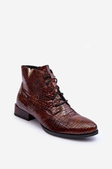 Pealiste poolsaapad Sellel onciejka 5743C-02 pruunid värvi 2