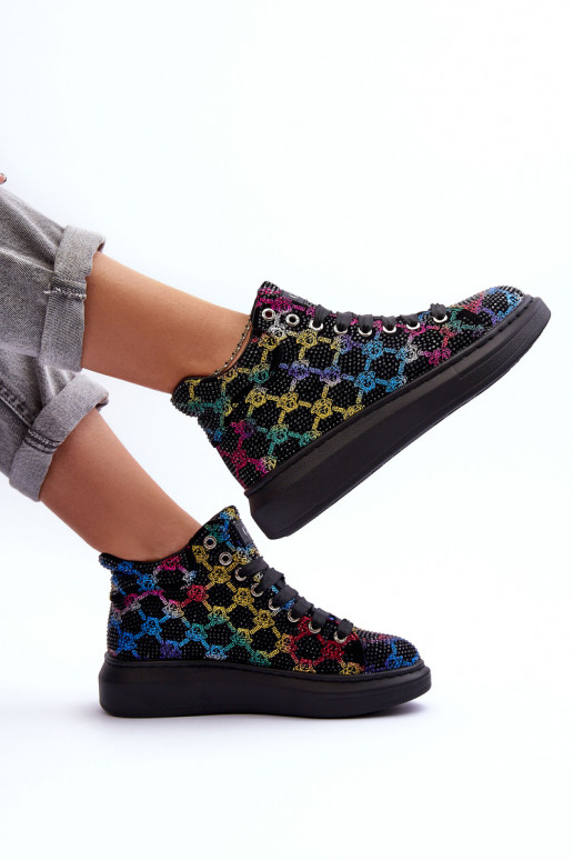 spordijalatsid platvormiga Rhinestones GOE MM2N4009 msuud spordijalatsid platvormiga Rhinestones GOE MM2N4009 msuud