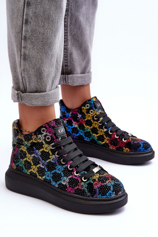 spordijalatsid platvormiga Rhinestones GOE MM2N4009 msuud spordijalatsid platvormiga Rhinestones GOE MM2N4009 msuud