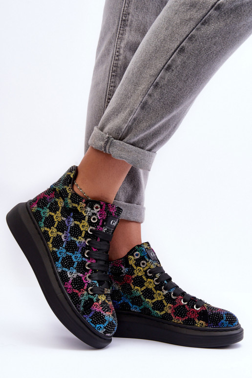 spordijalatsid platvormiga Rhinestones GOE MM2N4009 msuud spordijalatsid platvormiga Rhinestones GOE MM2N4009 msuud