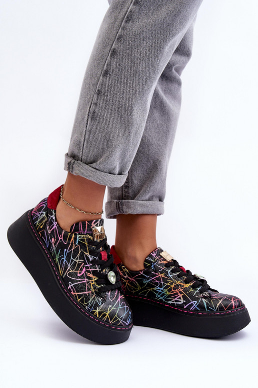 Pealhk spordijalatsid platvormiga Sellel onciejka 06191-39 Mitmevärvilised