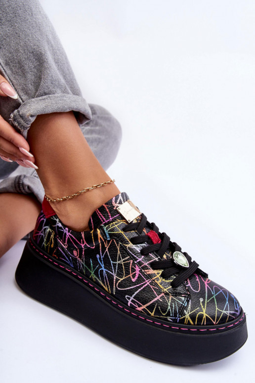 Pealhk spordijalatsid platvormiga Sellel onciejka 06191-39 Mitmevärvilised