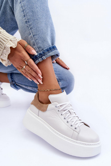 Pealiste omad spordijalatsid Pealhk platvormil valget värvi Lemar 10150