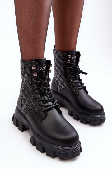 Pealhk saapad laiade nööridega GOE MM2N4021 msuud