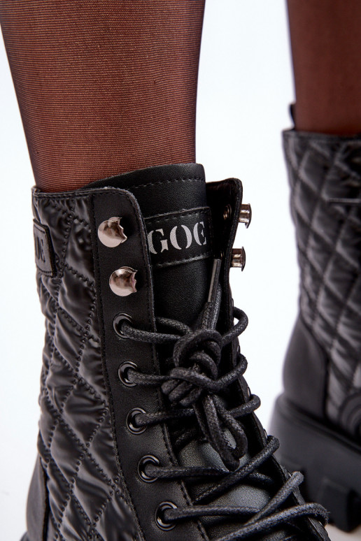 Pealhk saapad laiade nööridega GOE MM2N4021 msuud Pealhk saapad laiade nööridega GOE MM2N4021 msuud