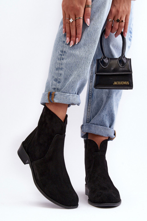 Seemisnahast kingad Pealiste omad tõmblukuga msuud Nicole 2829