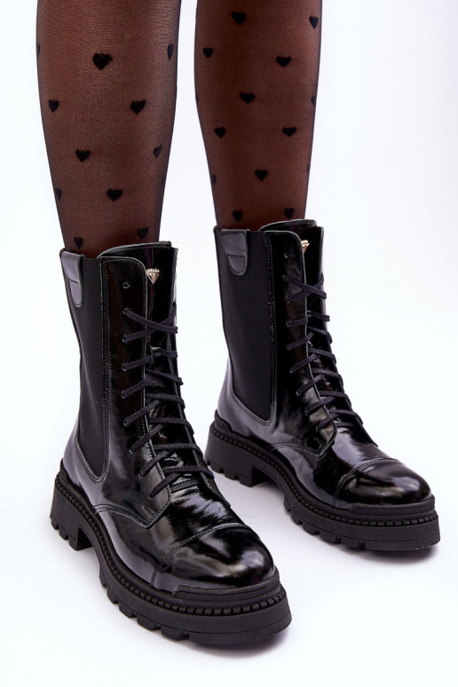 Pealhk Pealiste omad saapad nööritavad msuud Nicole 2836