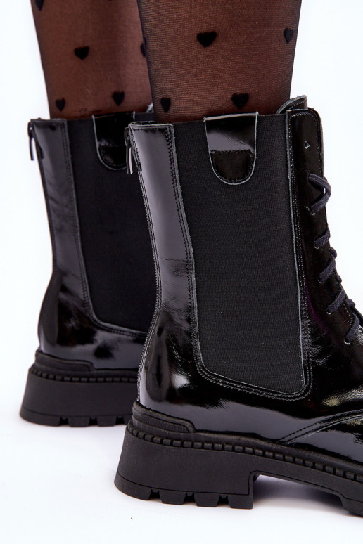 Pealhk Pealiste omad saapad nööritavad msuud Nicole 2836