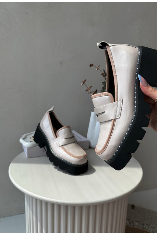 Pealhk Pealiste omad Mokassiinid D&A MR870-32 beeži värvi Pealhk Pealiste omad Mokassiinid D&A MR870-32 beeži värvi