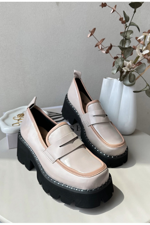 Pealhk Pealiste omad Mokassiinid D&A MR870-32 beeži värvi Pealhk Pealiste omad Mokassiinid D&A MR870-32 beeži värvi