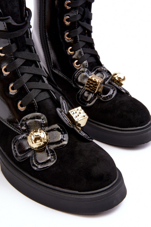 Moekad Pealiste omad Pealiste poolsaapad tõmblukuga Kaunistustega D&A MR870-76 msuud