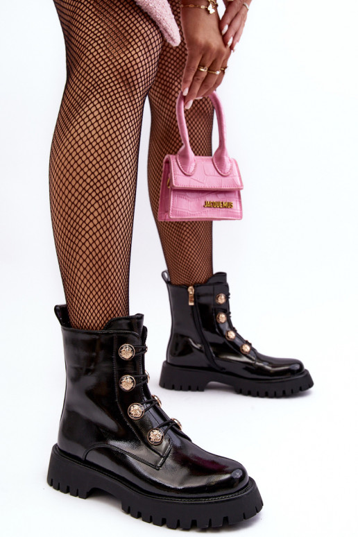 Pealiste omad voodriga Pealiste poolsaapad Koos Ornatei Guzikami D&A MR870-51 msuud Pealiste omad voodriga Pealiste poolsaapad Koos Ornatei Guzikami D&A MR870-51 msuud