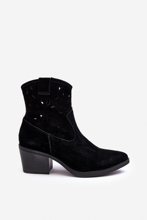 Seemisnahast kingad Kauboi saapad Ažuurne D&A SN622-20 msuud Seemisnahast kingad Kauboi saapad Ažuurne D&A SN622-20 msuud