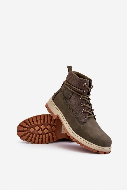 meeste omad Pealiste poolsaapad jalanõud Memory Foam Khakivärvi Big Star KK174205 meeste omad Pealiste poolsaapad jalanõud Memory Foam Khakivärvi Big Star KK174205