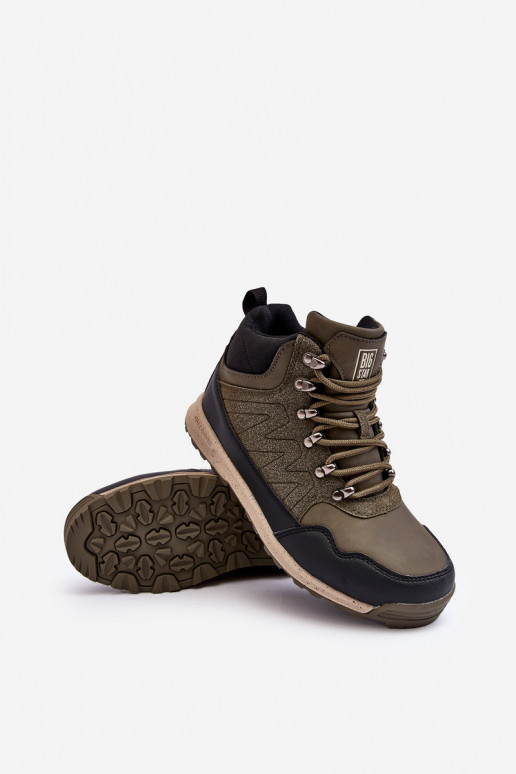 Pealiste omad Voodriga matkasaapad Khakivärvi Big Star MM274480 Pealiste omad Voodriga matkasaapad Khakivärvi Big Star MM274480