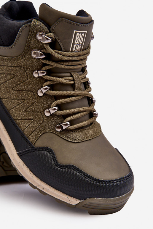 Pealiste omad Voodriga matkasaapad Khakivärvi Big Star MM274480 Pealiste omad Voodriga matkasaapad Khakivärvi Big Star MM274480