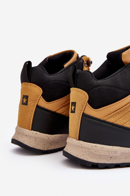 Pealiste omad Voodriga matkasaapad pruunid värvi Big Star MM274479