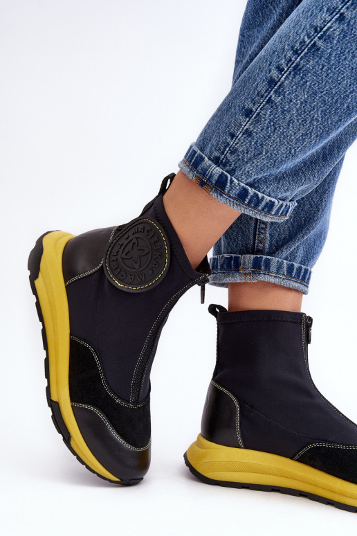 Pealiste poolsaapad tõmblukuga Sellel onciejka 06297-01 msuud Pealiste poolsaapad tõmblukuga Sellel onciejka 06297-01 msuud